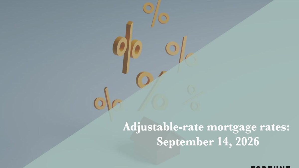Current ARM mortgage rates report for Sept. 14, 2026
