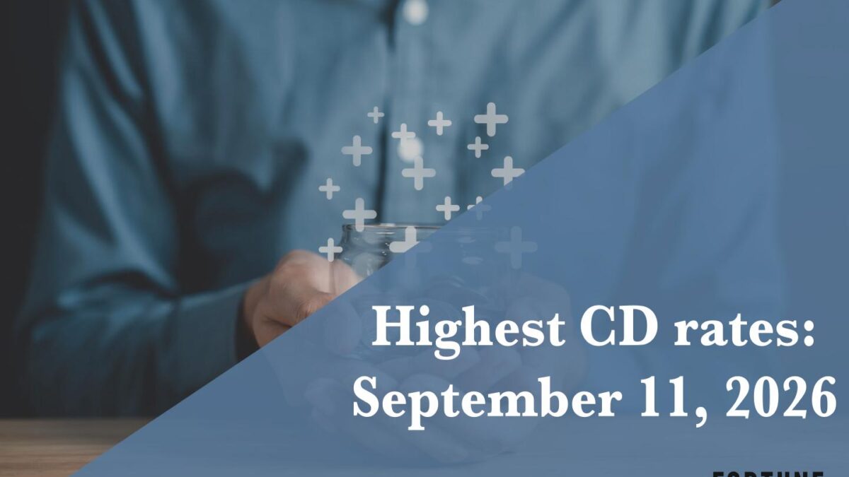 Top CD rates on Sept. 11, 2026: Lock in up to up to 4.60%