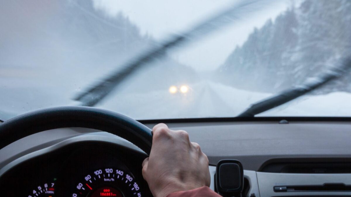 You're basically driving into the fog.