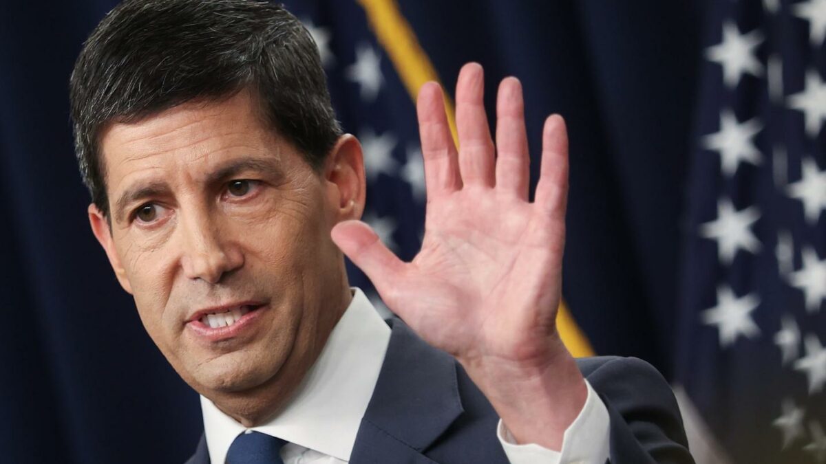 Federal Reserve Chair Kevin Warsh speaks during a news conference at Federal Reserve Headquarters on July 29, 2026 in Washington, DC.