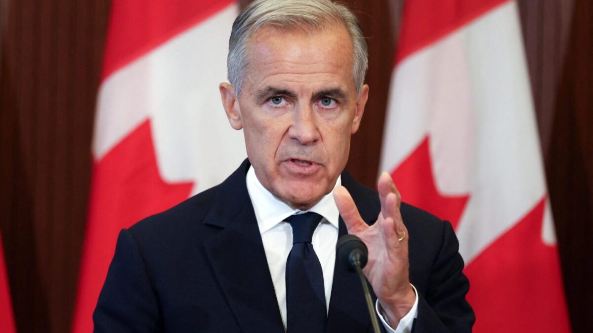 Mark Carney pitches Canada to global investors as ‘much more than being next to the United States’ and a reliable partner that ‘respects rule of law’