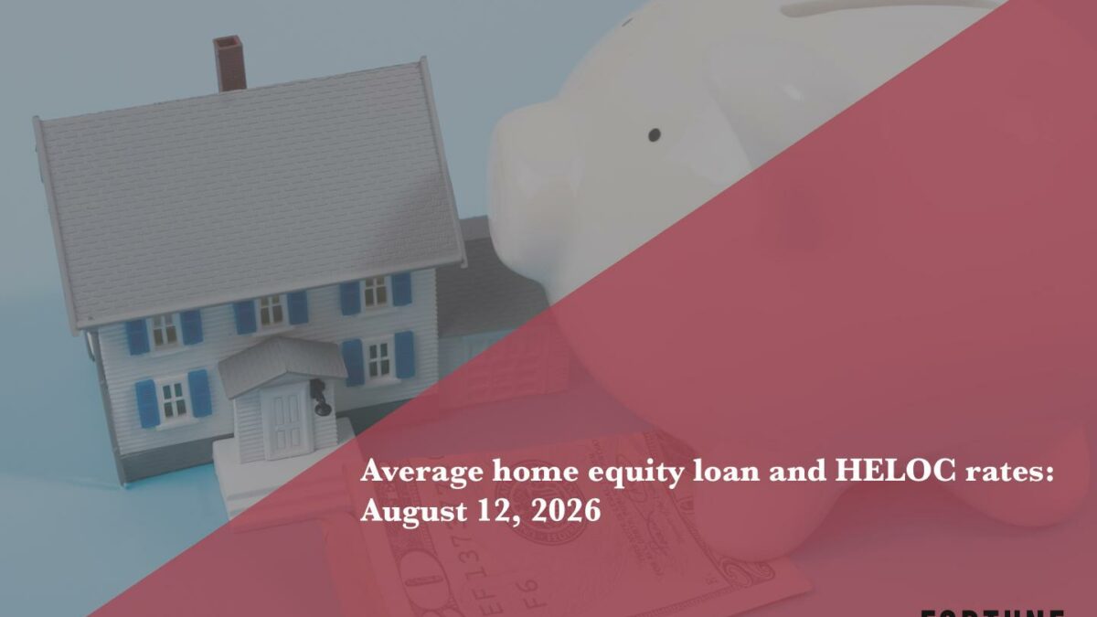Home equity loan and HELOC rates: Aug. 12, 2026