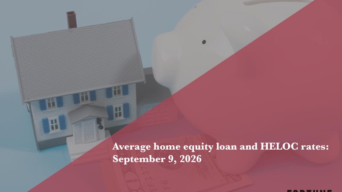 Home equity loan and HELOC rates: Sept. 9, 2026