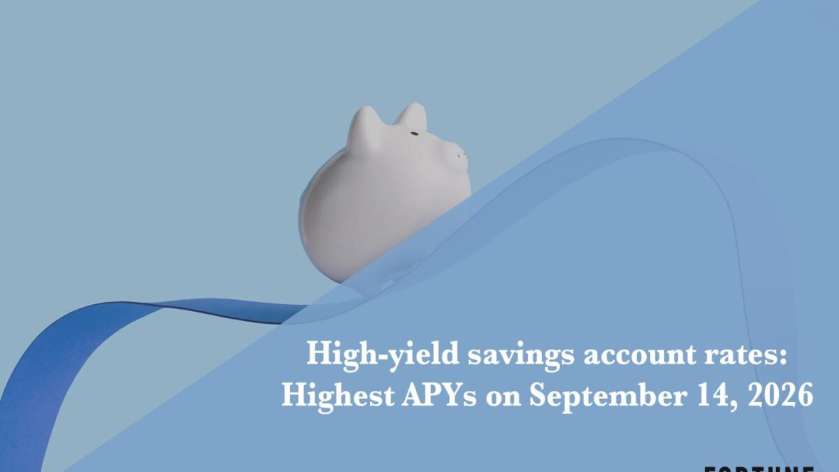 The top high-yield savings rates: Up to 4.50% on Sept. 14, 2026
