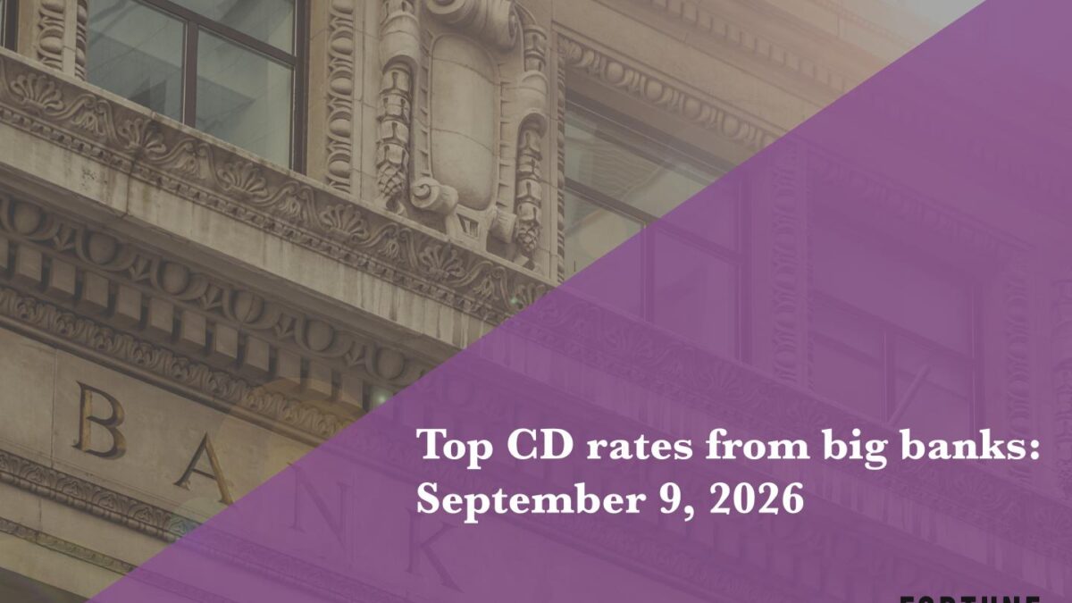 Top CD rates from major banks Sept. 9, 2026: Chase CDs, Bank of America CDs, Citibank CDs, and more