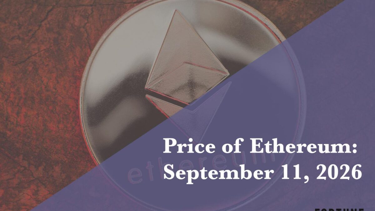 Current price of Ethereum for September 11, 2026