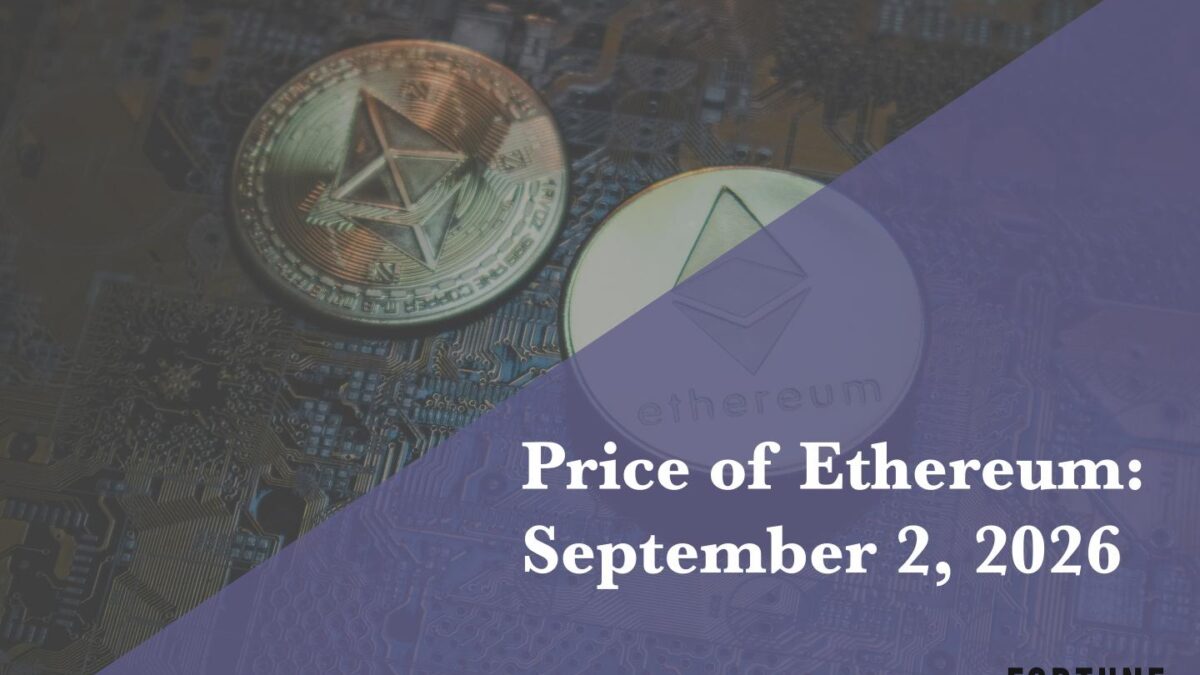 Current price of Ethereum for Sept. 2, 2026