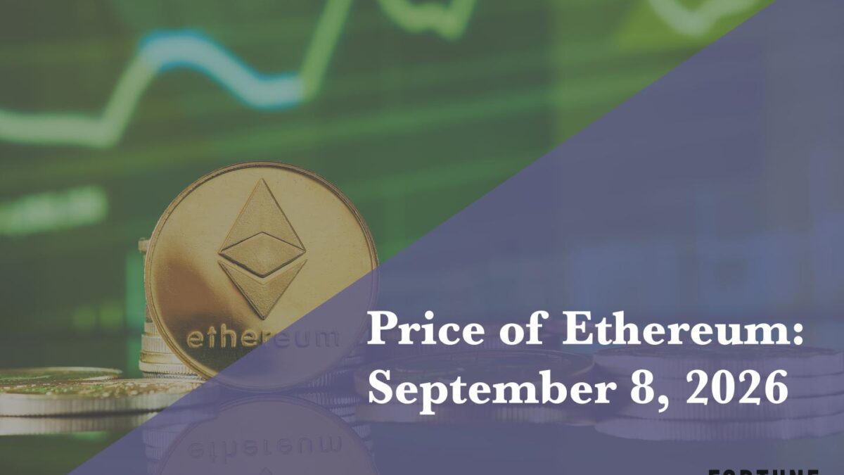 Current price of Ethereum for Sept. 8, 2026