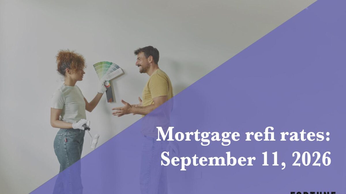 Current refi mortgage rates report for Sept. 11, 2026
